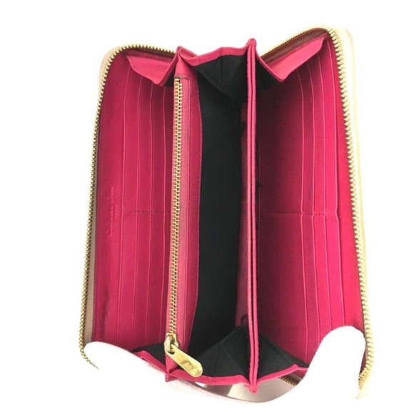 Christian Dior Trotter Patent Leather Zip Around Long Wallet /5L1058 - Picture 5 of 8